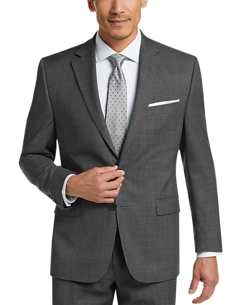 Lauren By Ralph Lauren Classic Fit Suit Separates Coat, Gray Sharkskin - Image 7