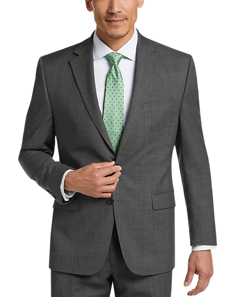 Lauren By Ralph Lauren Classic Fit Suit Separates Coat, Gray Sharkskin - Image 2
