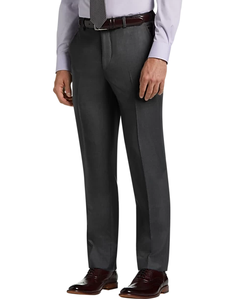 JOE Joseph Abboud Charcoal Gray Slim Fit Suit - Image 3