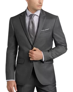 JOE Joseph Abboud Charcoal Gray Slim Fit Suit