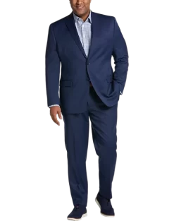 Michael Strahan Postman Blue Classic Fit Suit