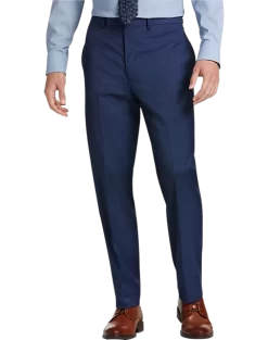 Michael Strahan Classic Fit Suit Separates Pants, Postman Blue