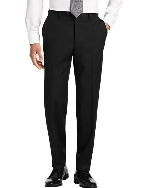 Pronto Uomo Platinum Modern Fit Suit Separates Slacks, Black