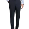 Pronto Uomo Platinum Modern Fit Suit Separates Slacks, Navy Sharkskin