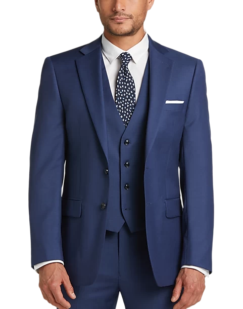 Calvin Klein X-Fit Slim Fit Suit Separates, Blue - Image 4