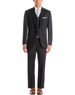 Lauren By Ralph Lauren Classic Fit Suit Separates Pants, Black