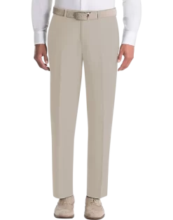 Lauren By Ralph Lauren Classic Fit Linen Suit Separates Pants, Tan