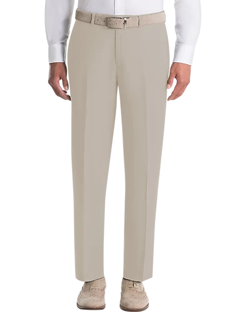 Lauren By Ralph Lauren Classic Fit Linen Suit Separates Pants, Tan