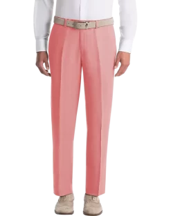 Lauren By Ralph Lauren Classic Fit Linen Suit Separates Pants, Red
