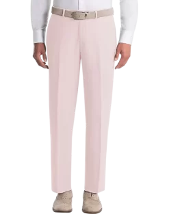 Lauren By Ralph Lauren Classic Fit Linen Suit Separates Pants, Pink