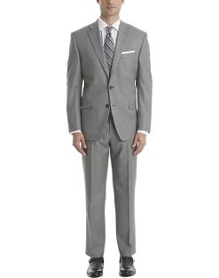 Lauren By Ralph Lauren Classic Fit Suit Separates Pants, Light Gray Sharkskin