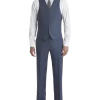 Lauren By Ralph Lauren Classic Fit Suit Separates Vest, Blue Sharkskin