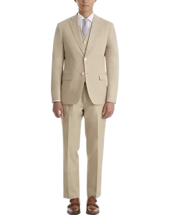 Lauren By Ralph Lauren Classic Fit Cotton Blend Suit Separates Coat, Tan