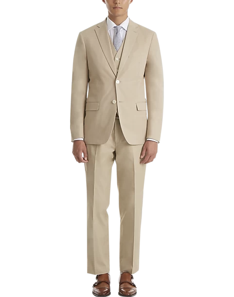 Lauren By Ralph Lauren Classic Fit Cotton Blend Suit Separates Coat, Tan