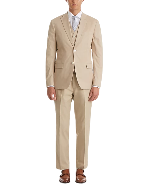 Lauren By Ralph Lauren Classic Fit Suit Separates Pants, Tan