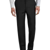 Michael Strahan Classic Fit Suit Separates Pants, Black
