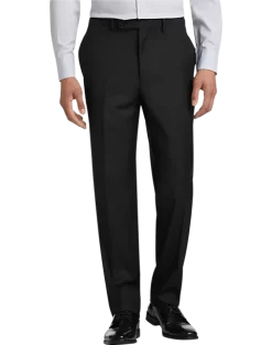 Michael Strahan Classic Fit Suit Separates Pants, Black