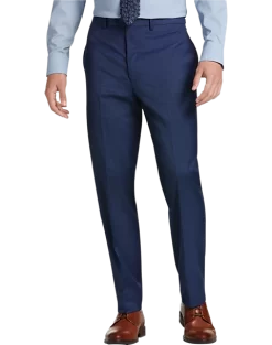 Michael Strahan Classic Fit Suit Separates Pants, Postman Blue