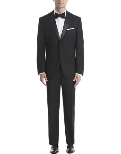 Lauren By Ralph Lauren Classic Fit Suit Separates Tuxedo Coat, Black