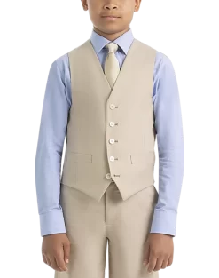 Lauren By Ralph Lauren Boys (Sizes 8-20) Suit Separates Vest, Tan