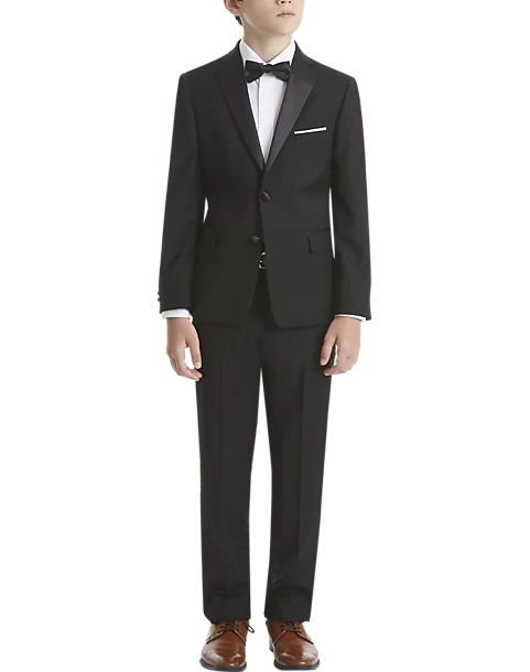 Lauren By Ralph Lauren Boys (Sizes 4-7) Suit Separates Tuxedo Pants, Black - Image 4