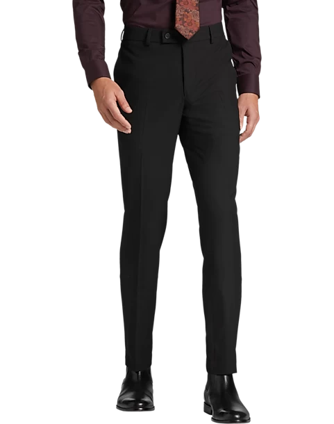 Egara Skinny Fit Suit Separate Pants, Black