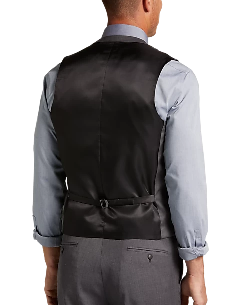 Awearness Kenneth Cole AWEAR-TECH Slim Fit Suit Separates Vest, Dove Gray - Image 2