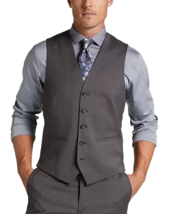 Awearness Kenneth Cole AWEAR-TECH Slim Fit Suit Separates Vest, Dove Gray