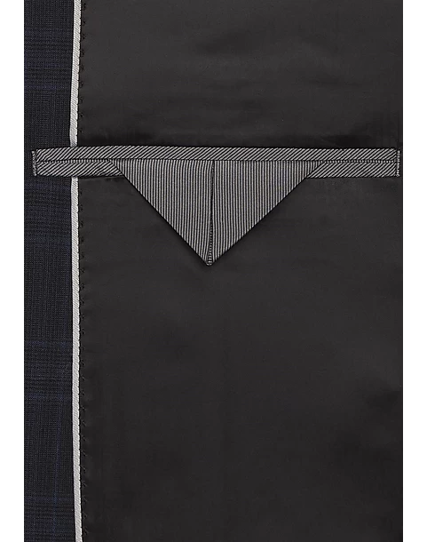 Calvin Klein X-Fit Slim Fit Suit, Charcoal Plaid - Image 4