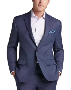 Lauren By Ralph Lauren Classic Fit Suit, Navy Tic