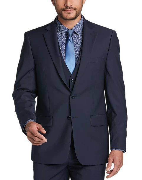 Calvin Klein X-Fit Slim Fit Suit Separates, Navy - Image 4