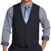 Calvin Klein X-Fit Slim Fit Suit Separates Vest, Navy