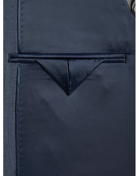 Calvin Klein X-Fit Slim Fit Suit Separates Coat, Gray Sharkskin - Image 3