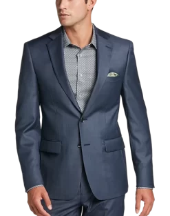 Calvin Klein X-Fit Slim Fit Suit Separates, Gray Sharkskin
