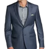 Calvin Klein X-Fit Slim Fit Suit Separates, Blue Sharkskin