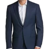 Calvin Klein X-Fit Slim Fit Suit Separates Coat, Blue Tic