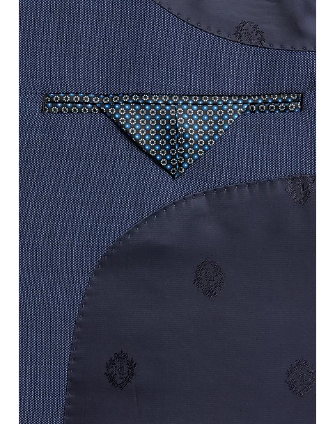 Lauren By Ralph Lauren Classic Fit Suit Separates Coat, Blue Tic - Image 3