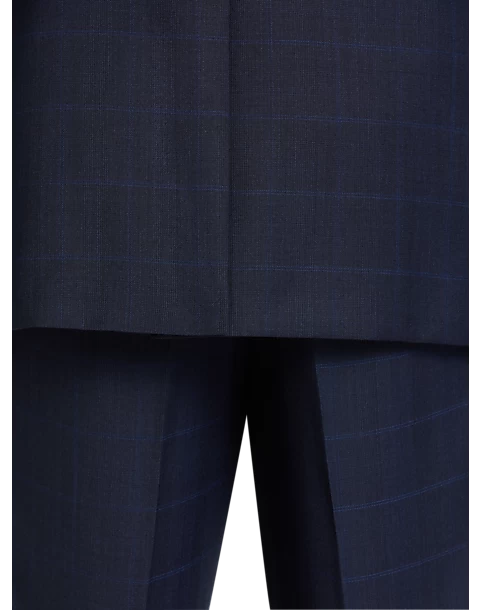 Lauren By Ralph Lauren Classic Fit Suit Separates Coat, Blue Plaid - Image 2