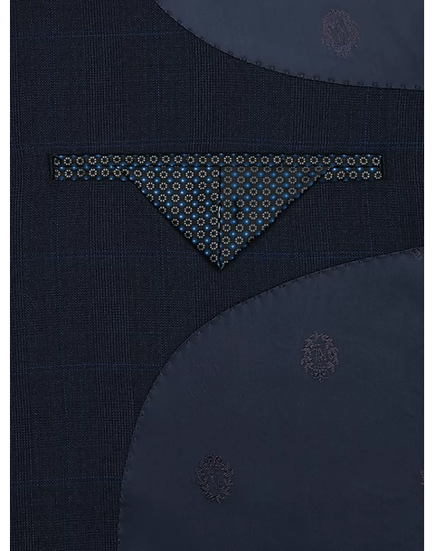 Lauren By Ralph Lauren Classic Fit Suit Separates Coat, Blue Plaid - Image 3