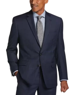 Lauren By Ralph Lauren Classic Fit Suit Separates Coat, Blue Plaid