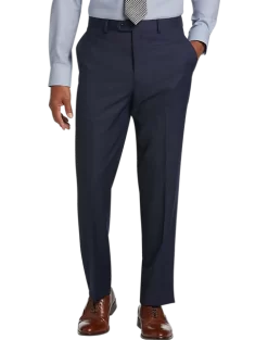Lauren By Ralph Lauren Classic Fit Suit Separates Pant, Blue Plaid