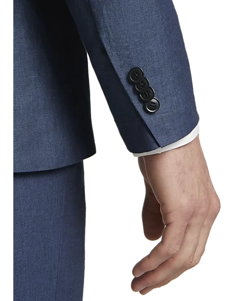 JOE Joseph Abboud Linen Slim Fit Suit Separates Jacket, Light Gray - Image 2