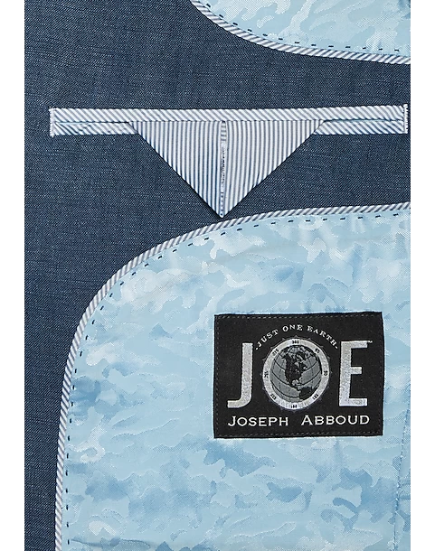 JOE Joseph Abboud Linen Slim Fit Suit Separates Jacket, White - Image 3