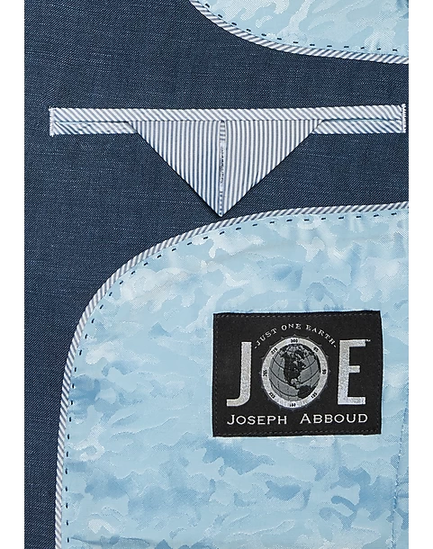 JOE Joseph Abboud Linen Slim Fit Suit Separates Jacket, Rose - Image 3