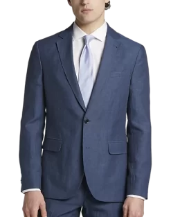 JOE Joseph Abboud Linen Slim Fit Suit Separates Jacket, White