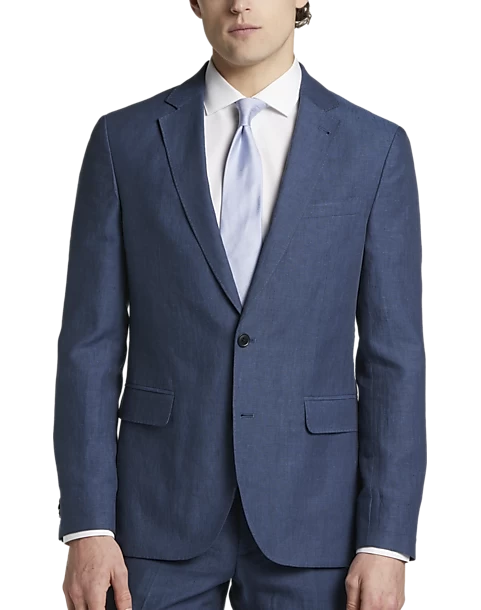 JOE Joseph Abboud Linen Slim Fit Suit Separates Jacket, Rose