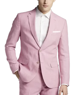 JOE Joseph Abboud Linen Slim Fit Suit Separates Jacket, Navy Blue