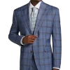 Tayion Classic Fit Suit Separates Coat, Navy & Rust Plaid