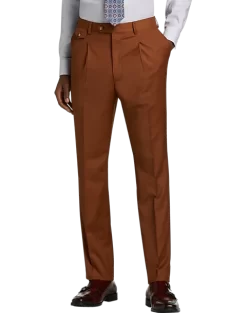 Tayion Classic Fit Suit Separates Pants, Rust