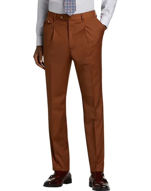 Tayion Classic Fit Suit Separates Pants, Rust